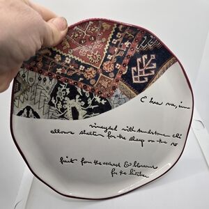 Anthropologie Love Given, Love Received Plate Organic Shape